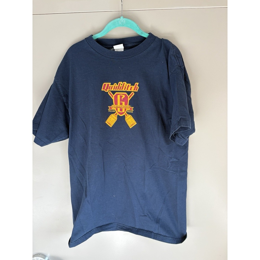 Harry Potter T Shirt Quidditch Gryffindor L Navy